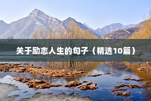 2022年加油干的励志句子（精选10篇）