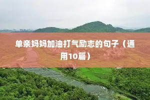 高中努力的励志句子（通用10篇）