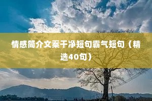 房价情感文案（通用40句）