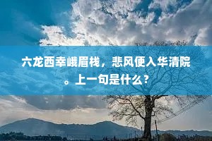 赤鸟黑马流红汗，绿柳金莺冒翠华。全诗是什么？