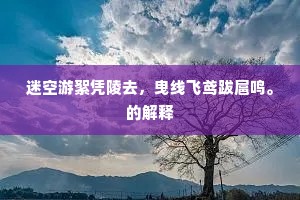 独步一时成语的释义