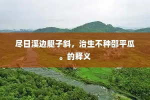 藕穿平地生荷叶，笋过东家作竹林。下一句是什么？